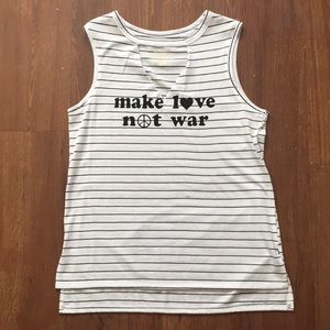 “Make Love Not War” Tank Top